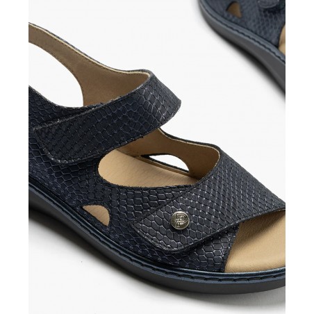 Navy blue open sandal Pitillos 10300