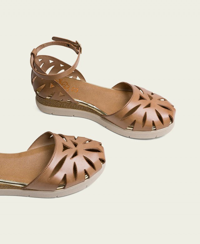 Sandals taupe colour Porronet Carlota 3151 Sandals taupe colour Porronet Carlota 3151