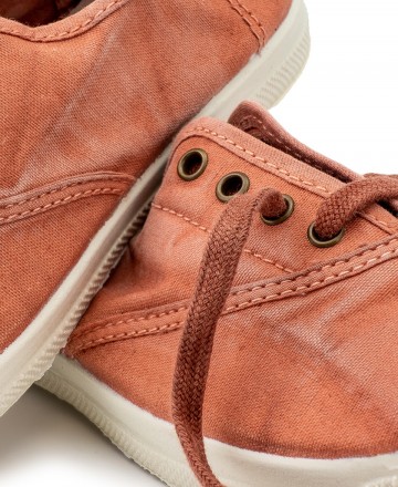Zapatillas de lona Natural World Old Lavanda 102E