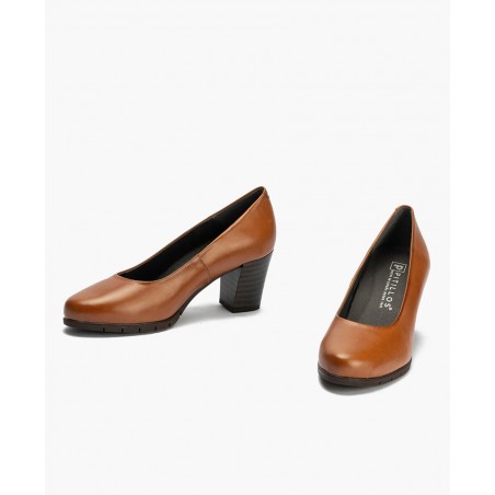 Brown Pitillos 100 Court Shoe