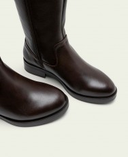 Botas altas marrones de piel Porronet 4714 Botas altas marrones de piel Porronet 4714