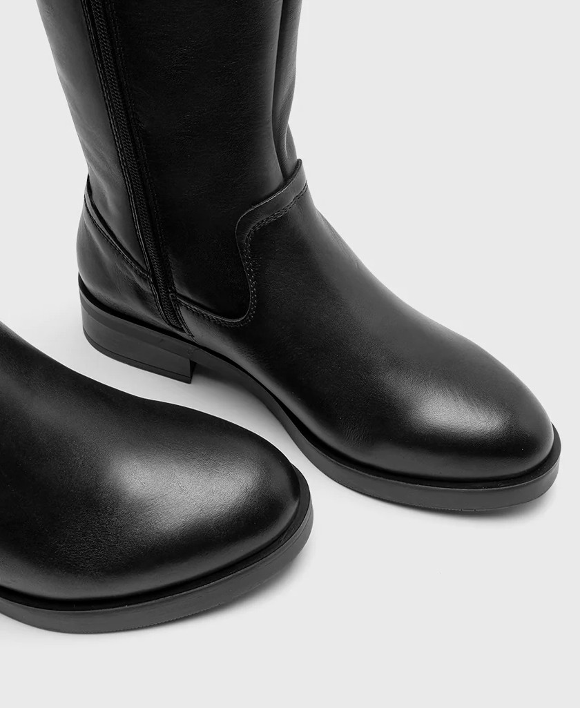 Botas negras con cremallera Porronet Belén 4714