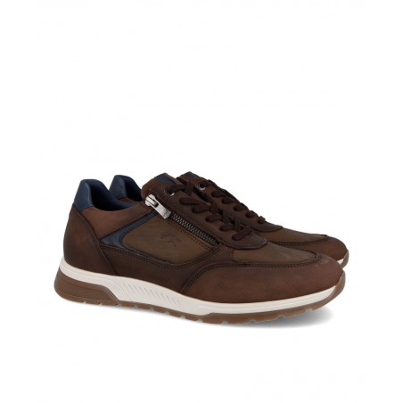 Zapatos de para hombre en color marron Caracteristicas cordones y cremallera altura de piso 3 cm piso de goma termoplastica ext