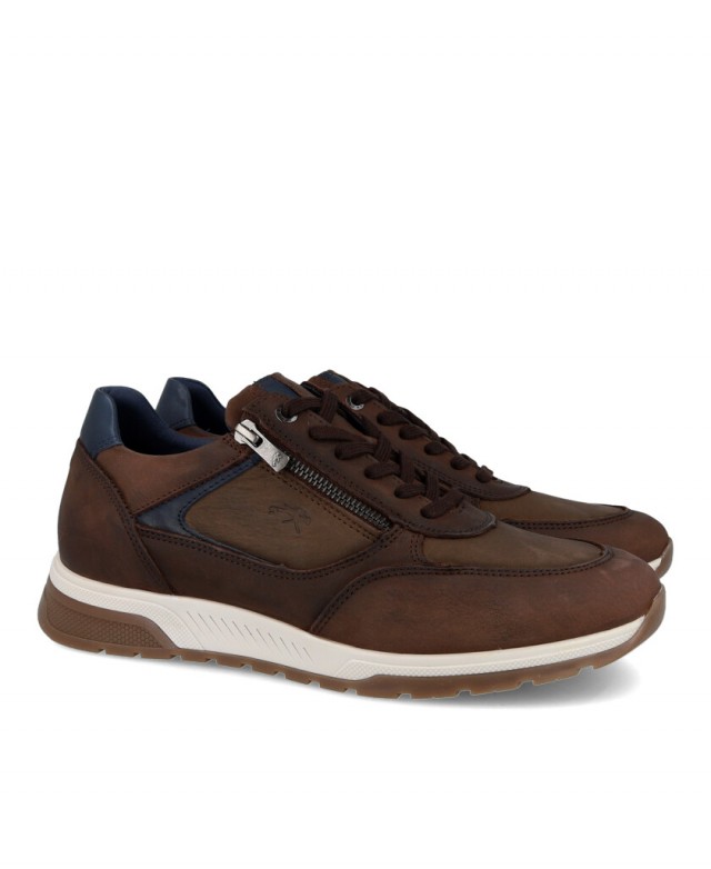 Zapatos de para hombre en color marron Caracteristicas cordones y cremallera altura de piso 3 cm piso de goma termoplastica ext