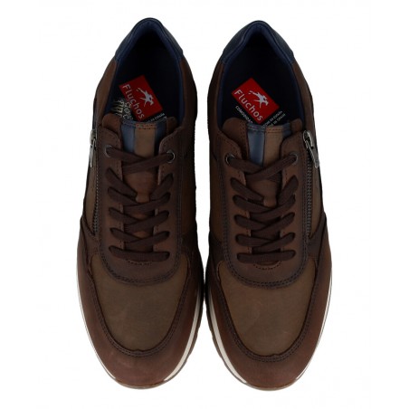 Zapatos de para hombre en color marron Caracteristicas cordones y cremallera altura de piso 3 cm piso de goma termoplastica ext