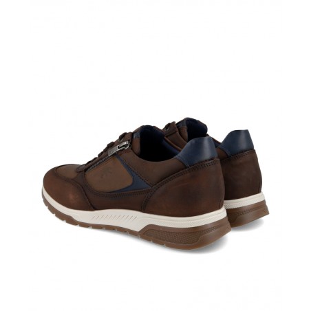 Zapatos de para hombre en color marron Caracteristicas cordones y cremallera altura de piso 3 cm piso de goma termoplastica ext