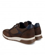 Zapatos de para hombre en color marron Caracteristicas cordones y cremallera altura de piso 3 cm piso de goma termoplastica ext