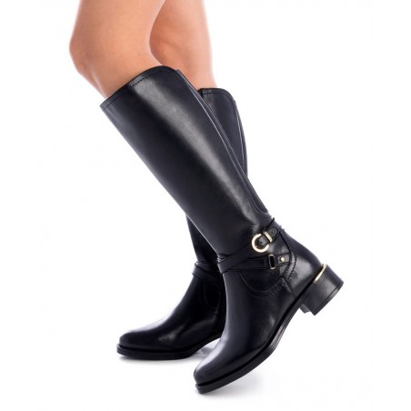 Black high boots with bead Carmela 162020