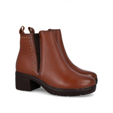 Happy Monk Madrid 006 studded ankle boots