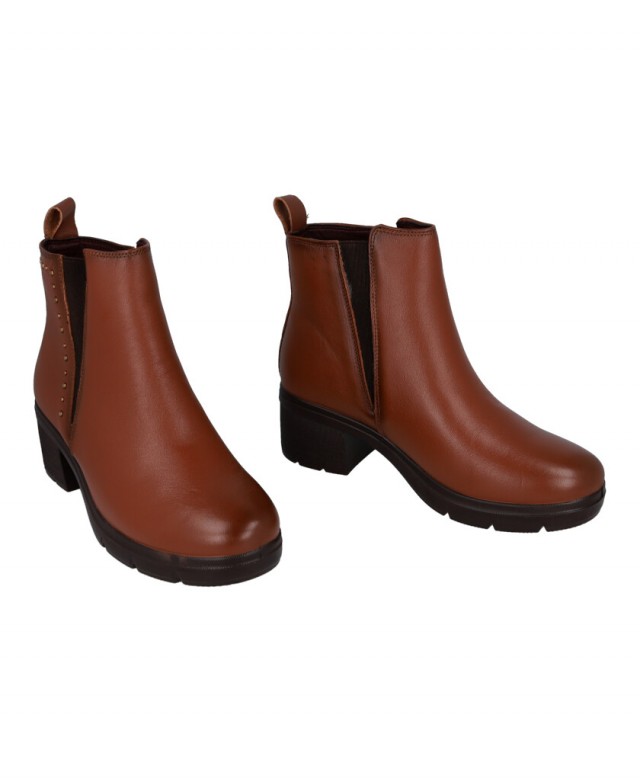 Happy Monk Madrid 006 studded ankle boots