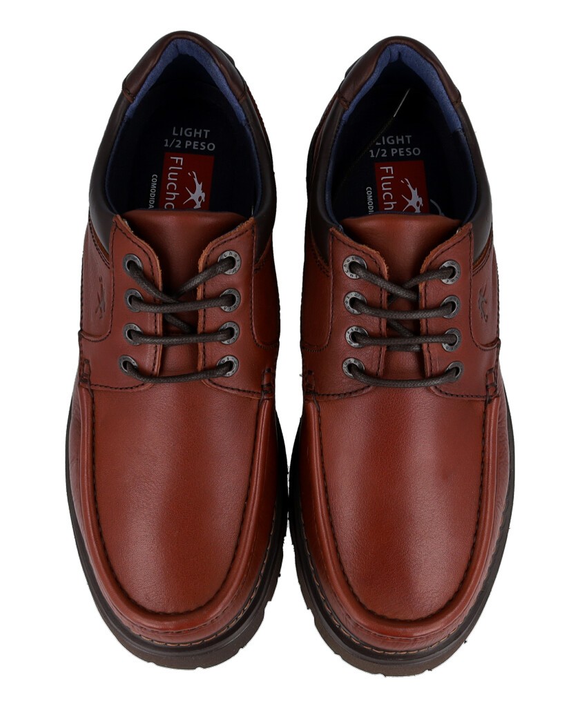 Fluchos Douglas F1320 brown men's boat shoes