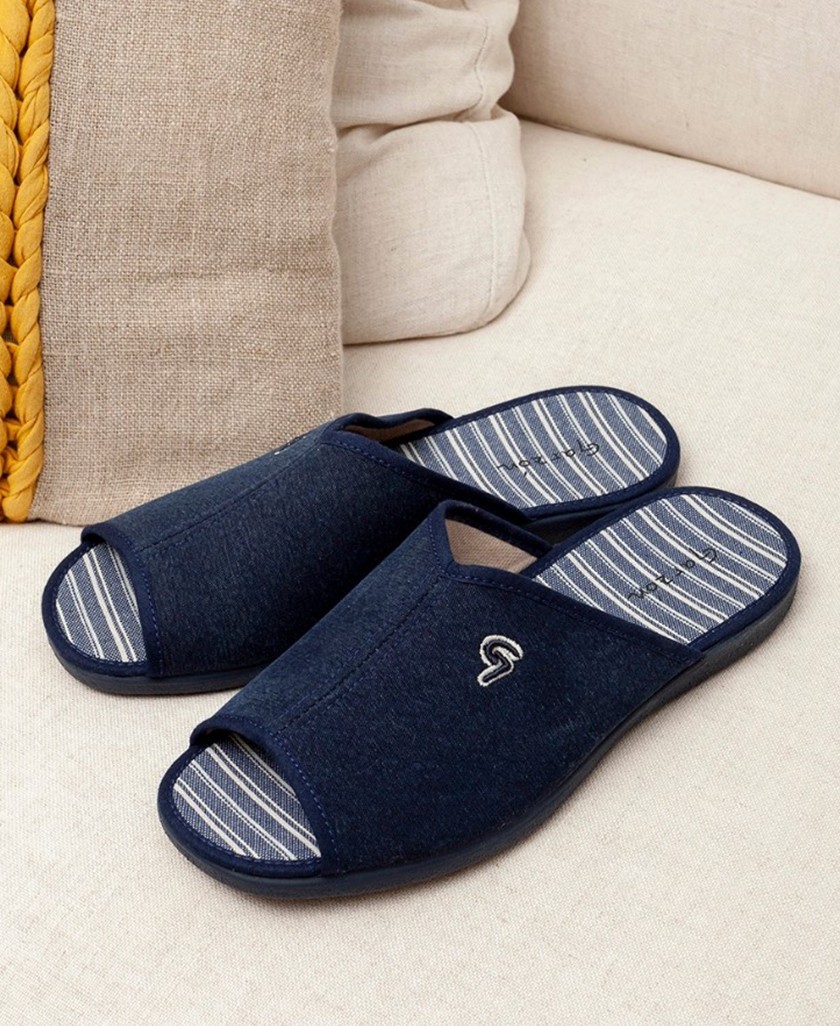 Zapatillas de casa hombre Garzón 6971.127 azul marino