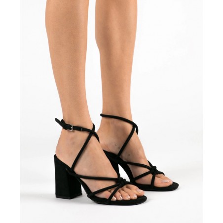 MIM MAX suede heeled sandal