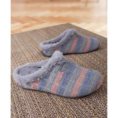 Garzón 7400.353 Women's striped house slippers