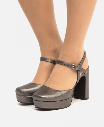Zapato plateado fiesta Mariamare Roseta 63372
