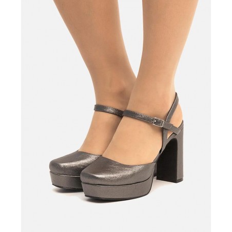 Zapato plateado fiesta Mariamare Roseta 63372
