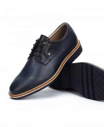 h2Zapatos de piel pulida Martinelli 1689 2885 Z h2 pstrongZapatos de piel pulida Martinelli 1689 2885 Z strong en color azul ma