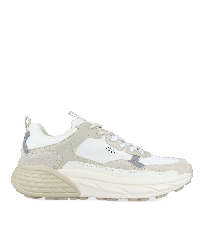 h2Zapatillas deportivas urbanas Jeep Groove Nylon h2 pLas zapatillas deportivas urbanas Jeep Groove Nylon en color blanco y tau