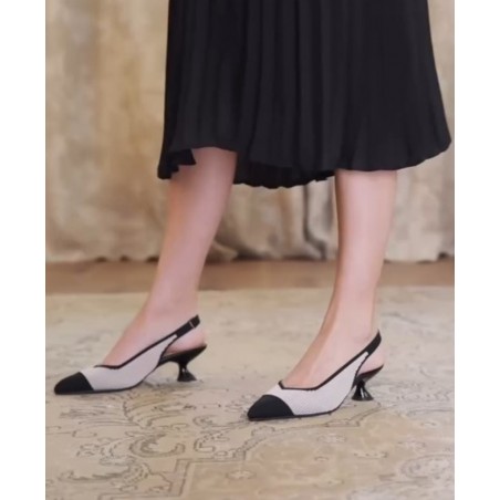 Miss Elastic Lacie 76535 geometric heel pumps