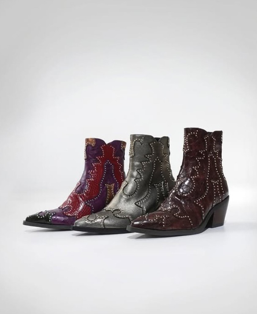 Noa Harmon Miranda 9098 cowboy-style ankle boots