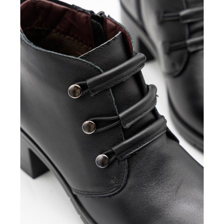 Botines negros con abalorios Happy Monk Urban 009