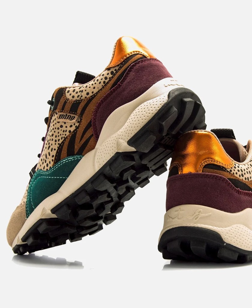 Sneakers multicolores con cuña Mustang 60431