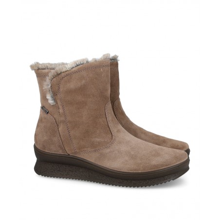 h2Botines de pelo con cuna Imac 856699 7152017 h2 pDescubre los botines de pelo Imac 856699 7152017 para mujer en color taupe e