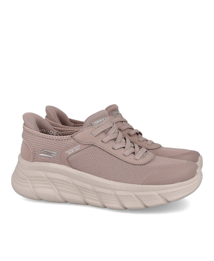 Zapatillas taupe Skechers 117391Bobs B Flex Hi