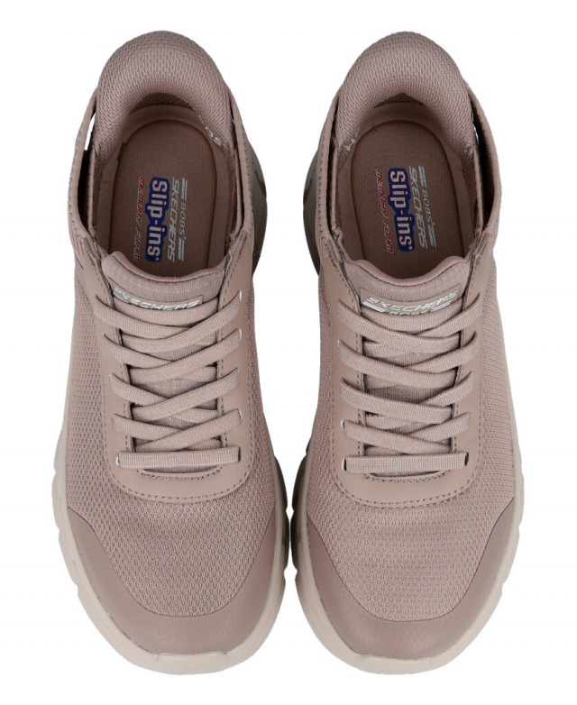 Skechers 117391 Bobs B Flex Hi taupe sneakers