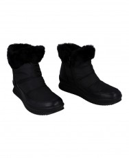 Imac 856678.02355.011 black fur-lined ankle boots