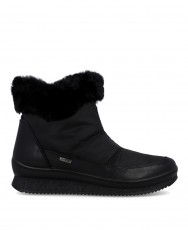 Imac 856678.02355.011 black fur-lined ankle boots