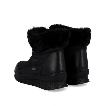 Imac 856678.02355.011 black fur-lined ankle boots