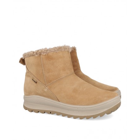 h2Botines con forro de pelo Imac 859009 7181017 h2 pAfronta el frio con estilo y comodidad gracias a los botines de serraje IMA