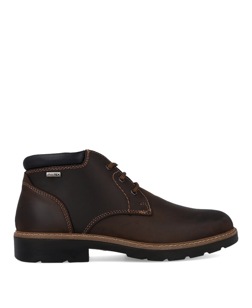Botines de piel marrón Imac 850558.3474.017