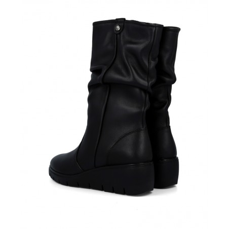 Botas de mujer de piel negra Imac 855510.1400.011