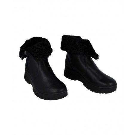 Botines negros de pelo Imac 857038.1400.011