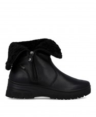 Imac 857038.1400.011 Black Fur Ankle Boots Imac 857038.1400.011 Black Fur Ankle Boots