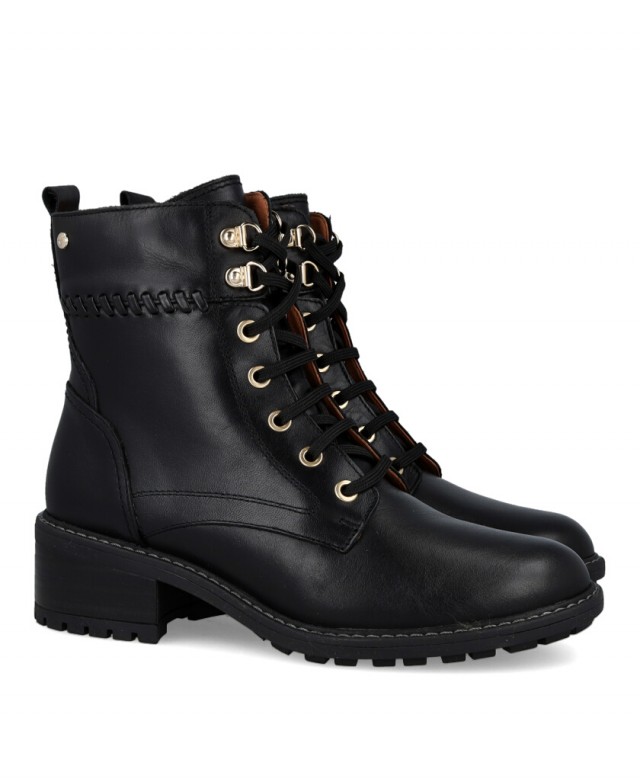 h2Botines militares negros Pikolinos Medina W0D8672 h2 pRedefine tu estilo con un toque de actitud con los Pikolinos Medina W0D