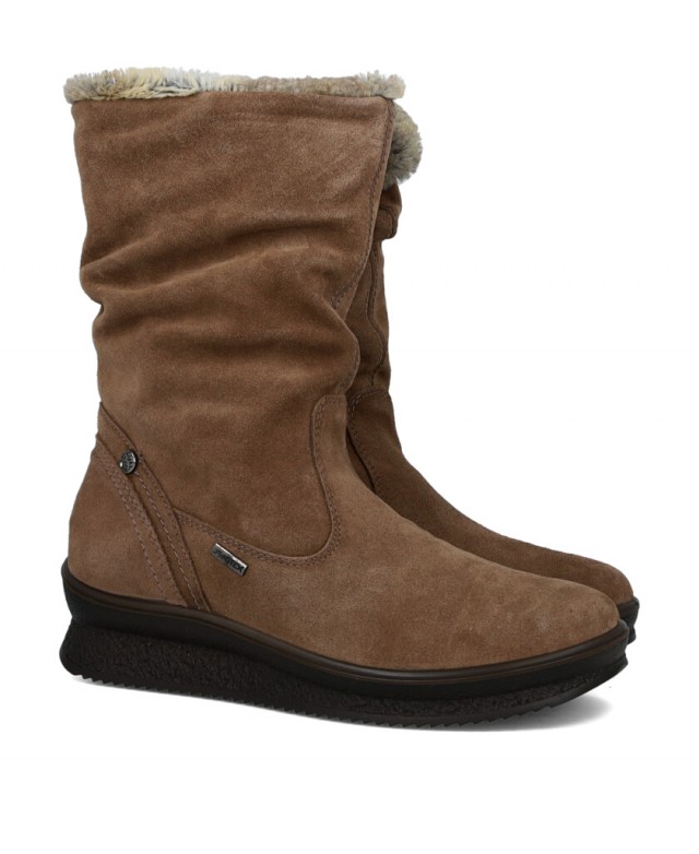 Botas marrones con pelo Imac 856709. 7152. 017