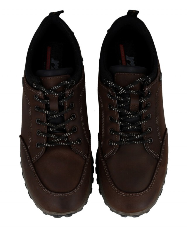 Imac 853078 Leather Shoes with a Toothed Sole