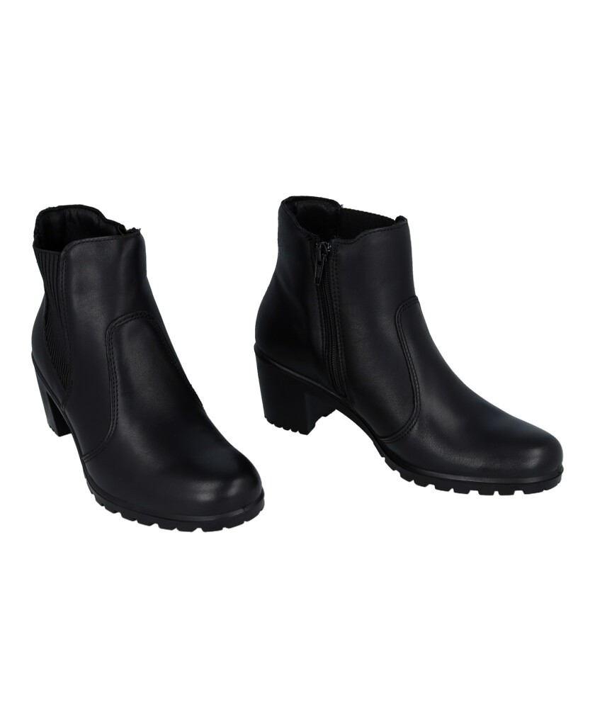 Imac 855140.1400.011 Black Zipper Ankle Boot