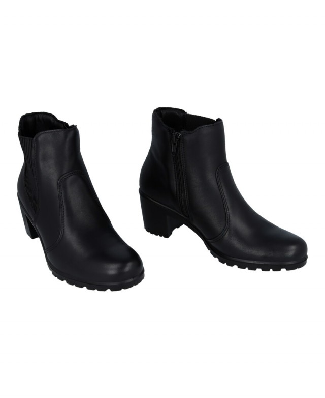 Botín negro con cremallera Imac 855140.1400.011