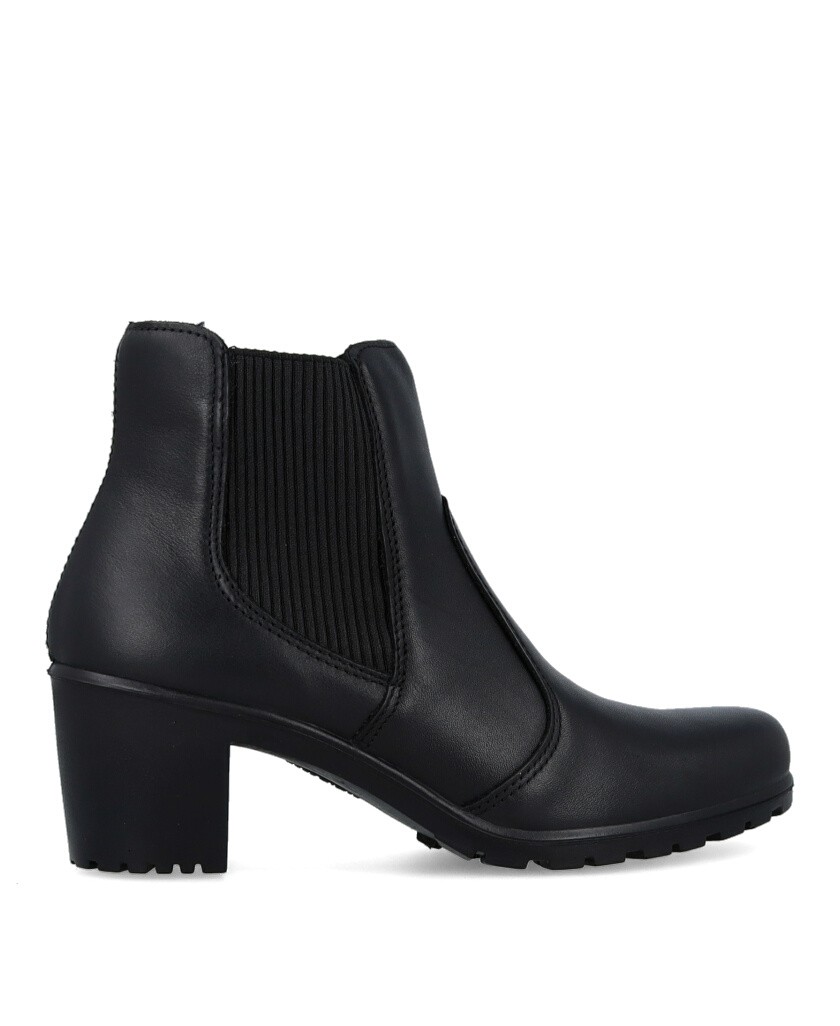 Imac 855140.1400.011 Black Zipper Ankle Boot