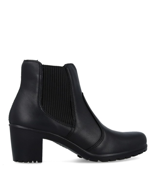 Botín negro con cremallera Imac 855140.1400.011