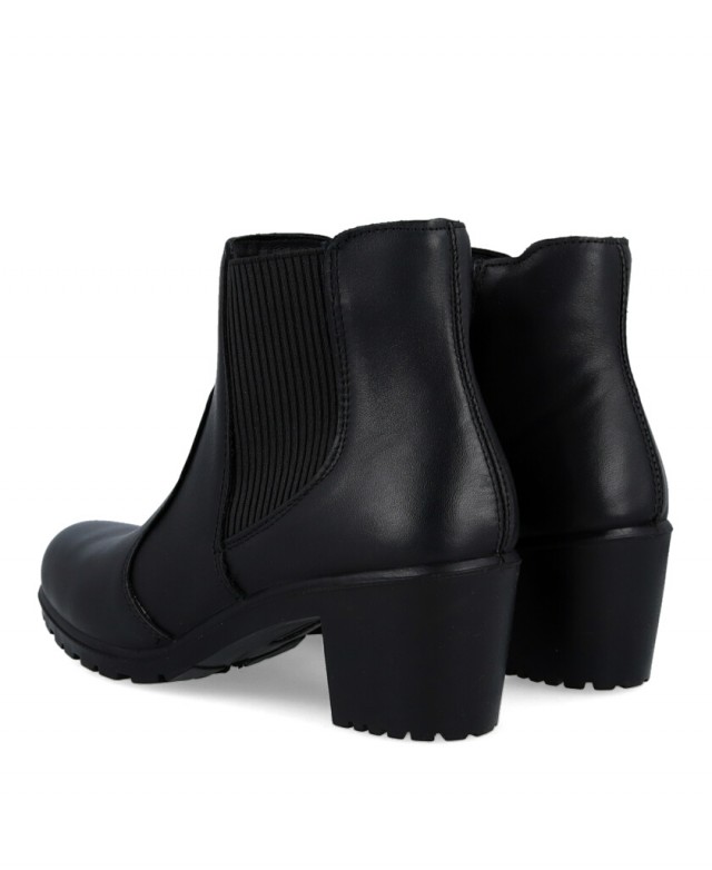 Botín negro con cremallera Imac 855140.1400.011