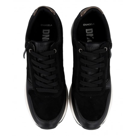 h2Zapatos negros con cuna para mujer Dangela 29067 h2 pIncorpora un toque de estilo a tu look diario con las sneakers Dangela 2
