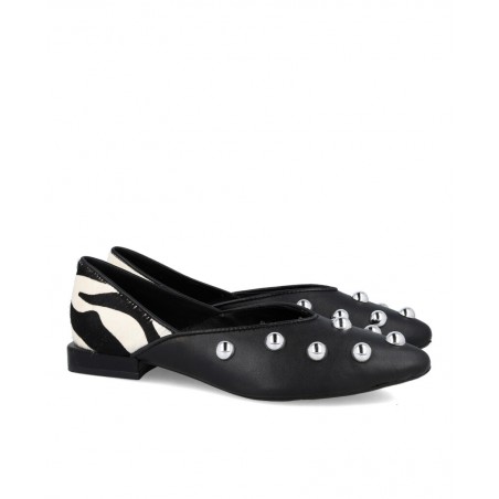 Gioseppo 76113-P Braham ballerina flats with studs