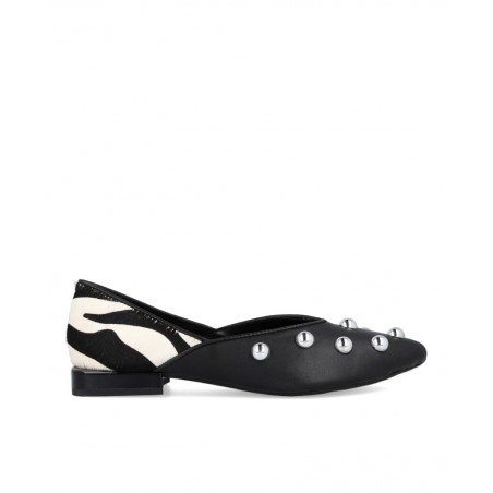 Gioseppo 76113-P Braham ballerina flats with studs