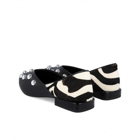 Gioseppo 76113-P Braham ballerina flats with studs
