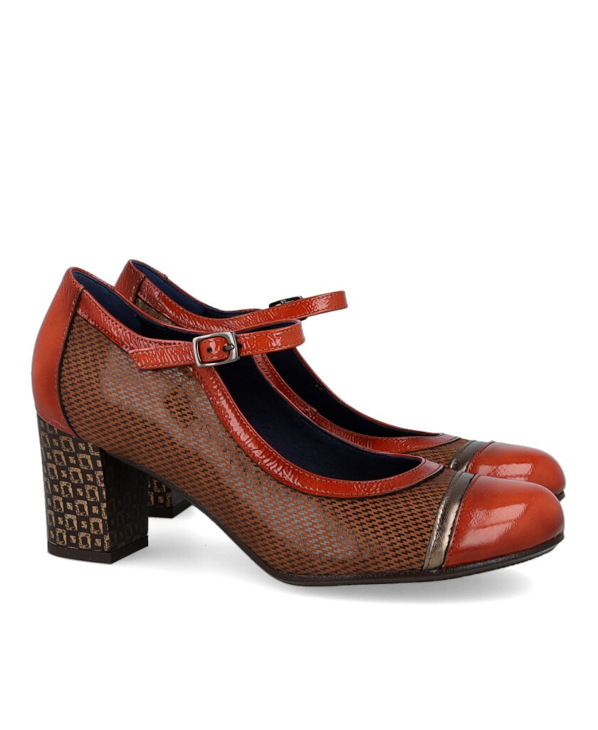 Dorking Rodin D8669 women's buckle pump